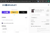 CK Bradley coupon verification screenshot