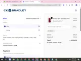 CK Bradley coupon verification screenshot