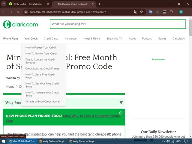 Clark Howard checkout page showing Clark Howard promo code box | Screenshot taken by SimplyCodes community member on Dec 21, 2024