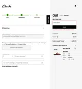 Clark's coupon verification screenshot