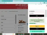 SHOP20 coupon verification screenshot