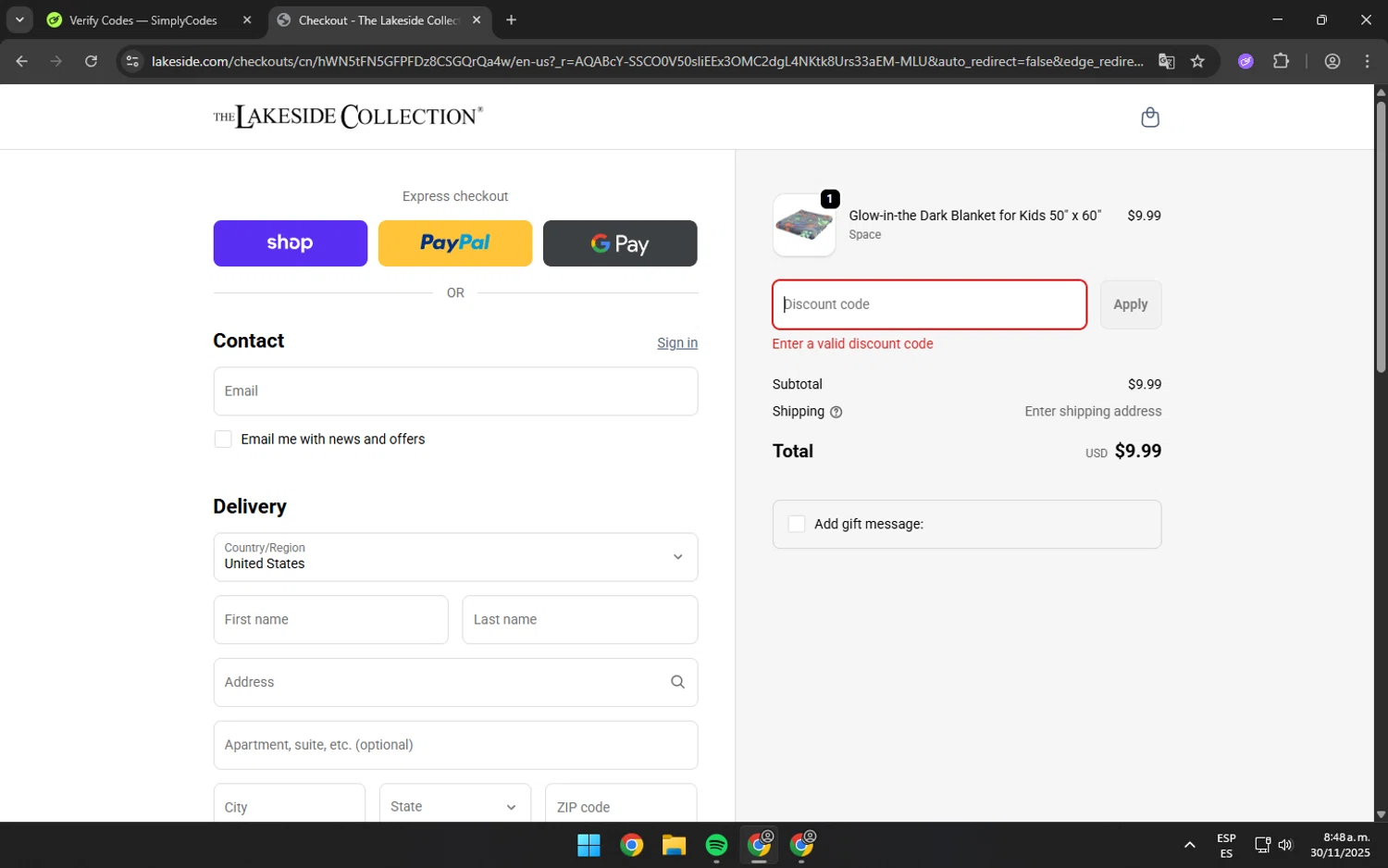 Clark's promo code screenshot showing code black25 applied at Clark's checkout page. Uploaded by SimplyCodes community member MagnificentWarden9242 on Nov 30, 2025