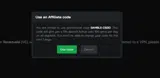 GAMBLE-CSGO coupon verification screenshot