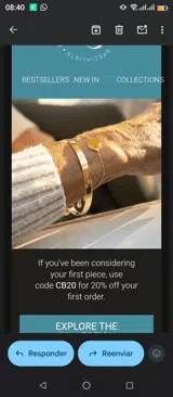 CB20 coupon verification screenshot