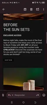Claus Porto coupon verification screenshot