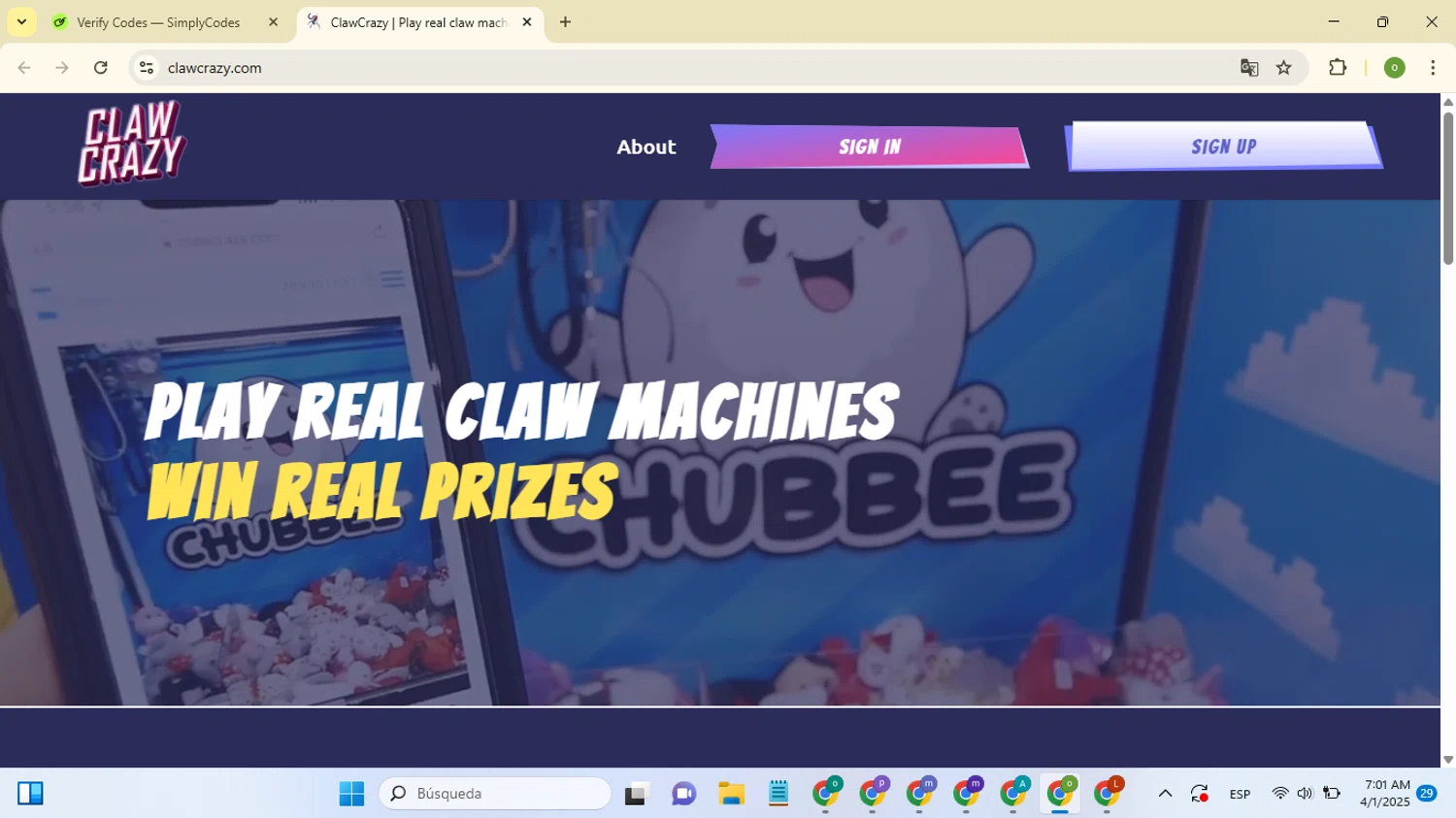 ClawCrazy coupon code screenshot showing code SPRING19 applied at ClawCrazy checkout page. Uploaded by SimplyCodes community member PromoGenius3622 on Apr 1, 2025