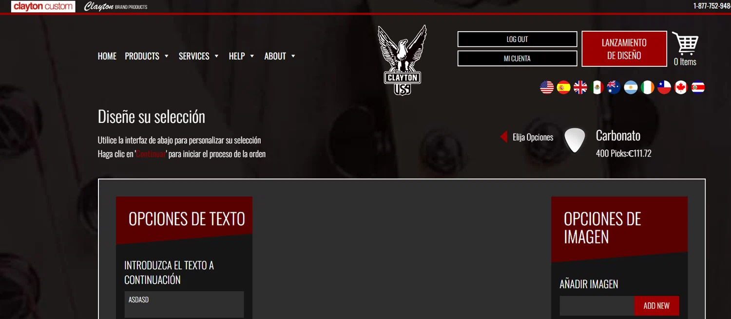 Clayton Custom checkout page showing Clayton Custom promo code box | Screenshot taken by SimplyCodes community member on Nov 27, 2024