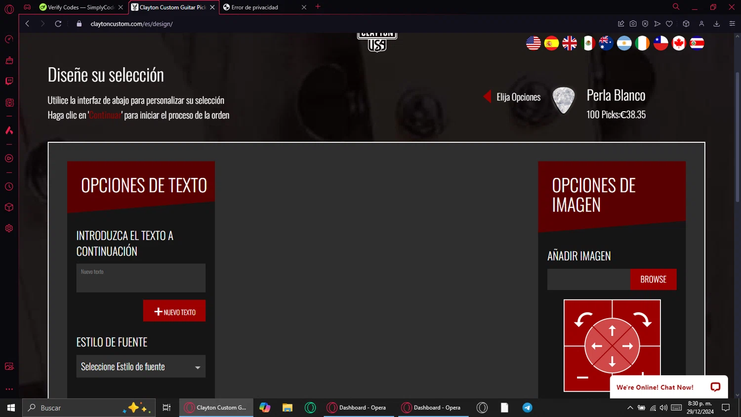 Clayton Custom checkout page showing Clayton Custom promo code box | Screenshot taken by SimplyCodes community member on Dec 30, 2024