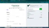 Cleanomic coupon verification screenshot