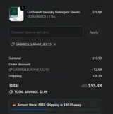 Cleanomic coupon verification screenshot