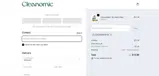 Cleanomic coupon verification screenshot
