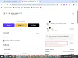 CLEAN10 coupon verification screenshot