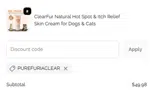 PUREFURIACLEAR coupon verification screenshot