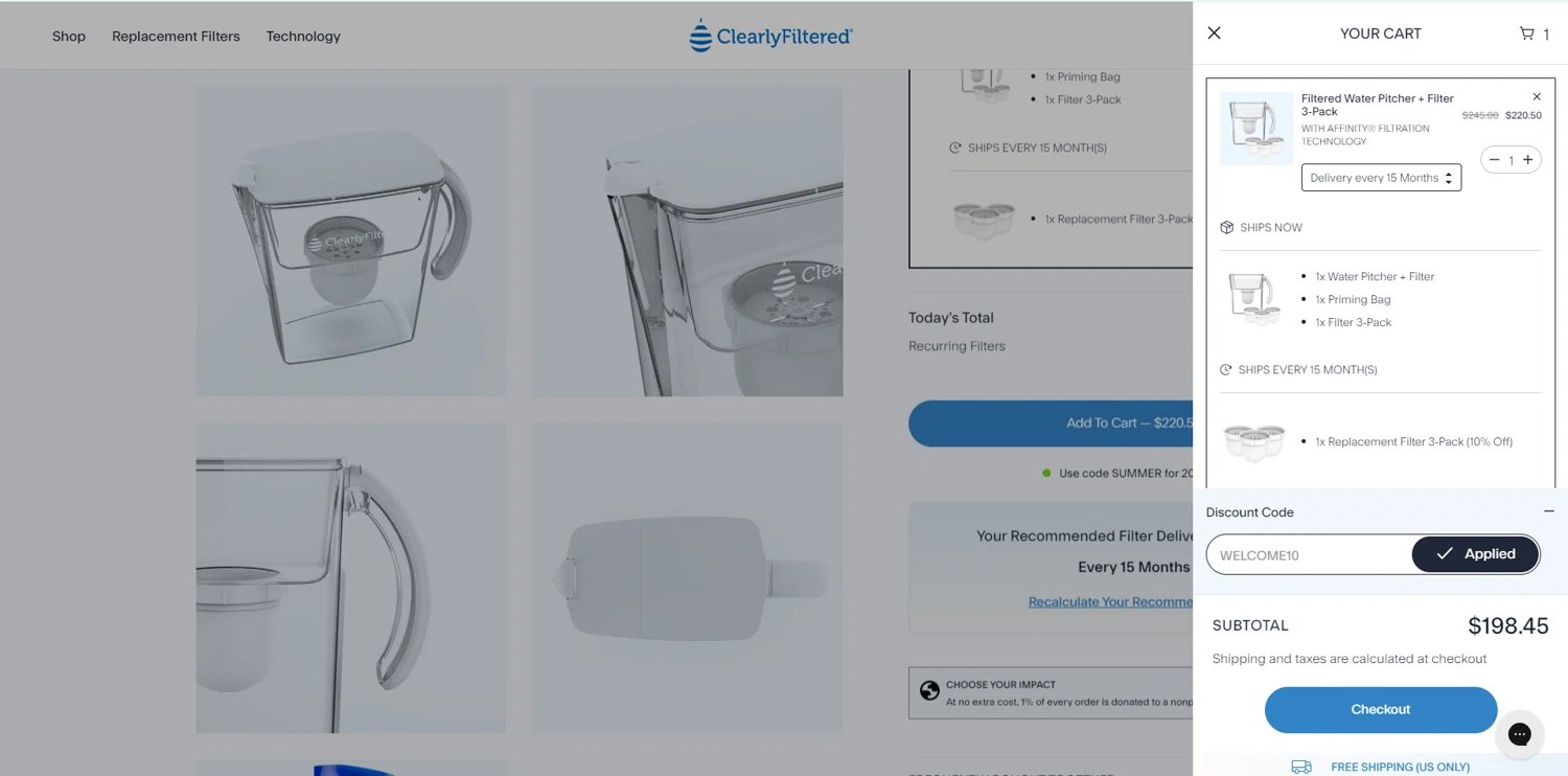 Clearly Filtered Discount Codes 10 Off September 2024