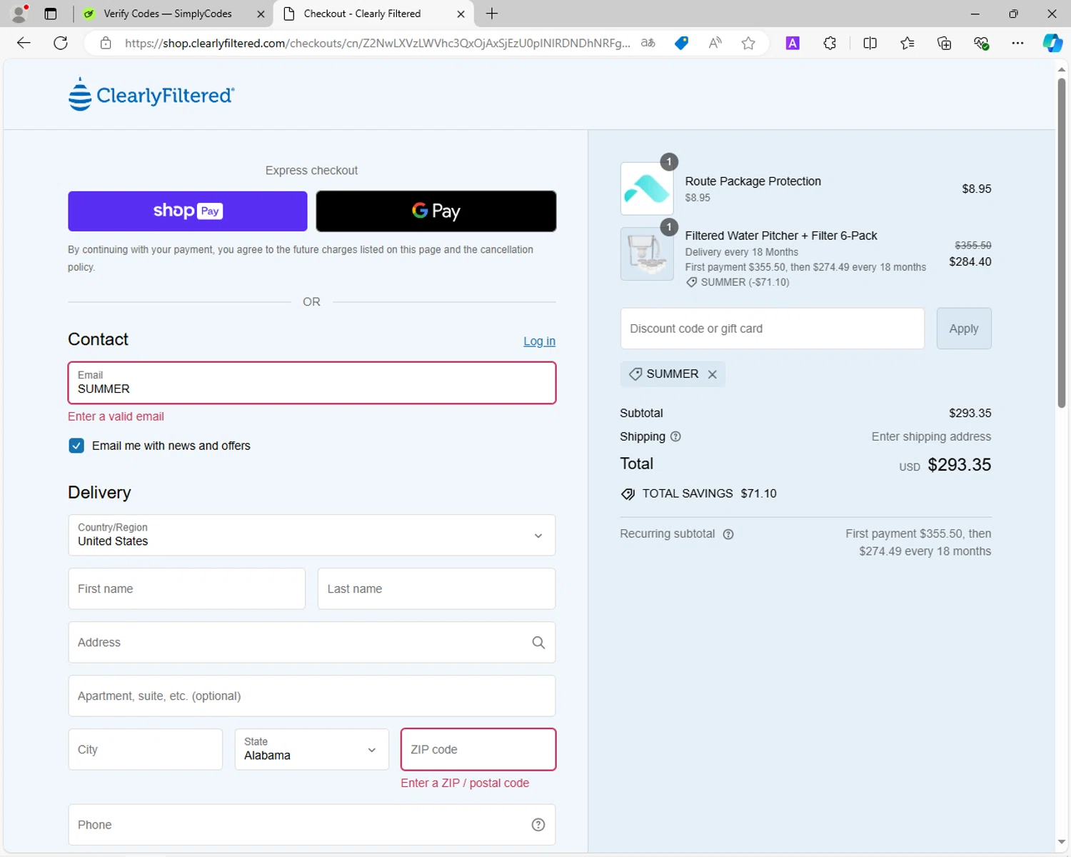 Clearly Filtered Discount Codes 10 Off September 2024