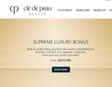 Clé de Peau Beauté coupon verification screenshot