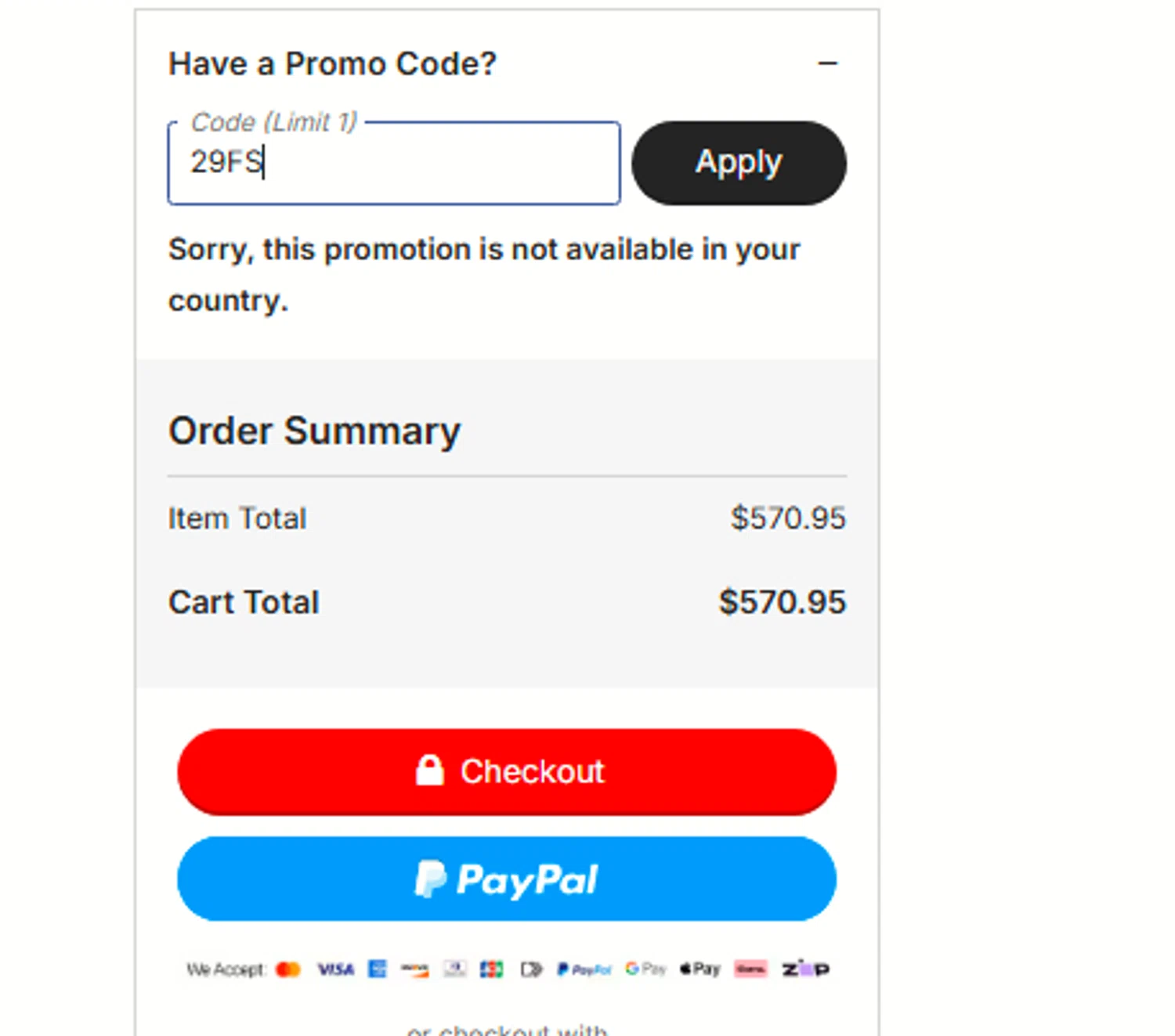 Cleveland Guardians checkout page showing Cleveland Guardians coupon code box | Screenshot taken by SimplyCodes community member on Dec 16, 2025