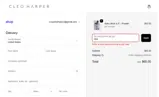 Cleo Harper coupon verification screenshot