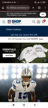 Cleveland Browns coupon verification screenshot