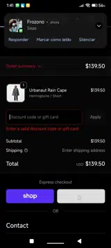 VIPBIRTHDAY coupon verification screenshot