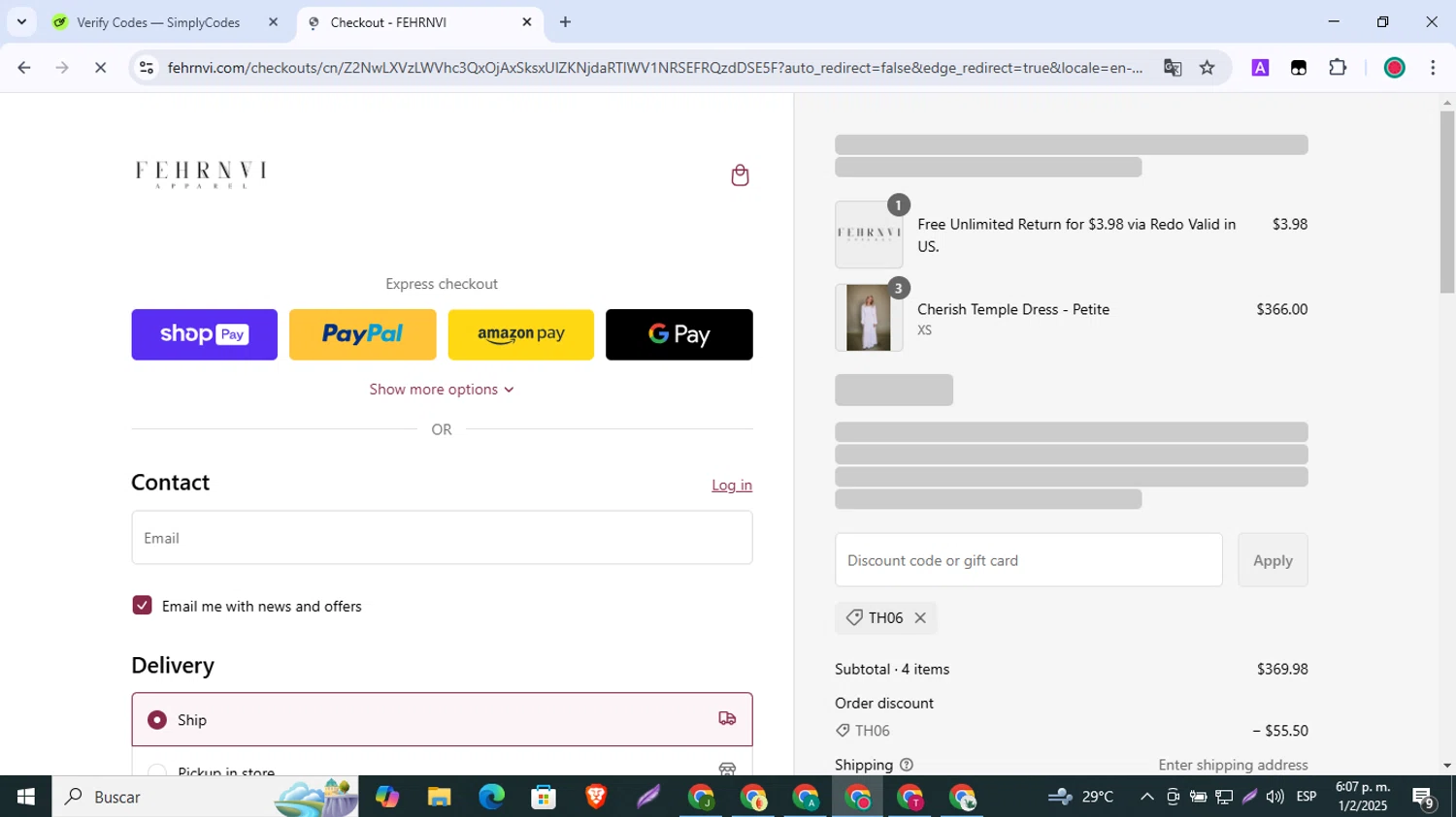 CLEW US promo code screenshot showing code BUCK10 applied at CLEW US checkout page. Uploaded by SimplyCodes community member SavvyLynx7166 on Feb 3, 2025