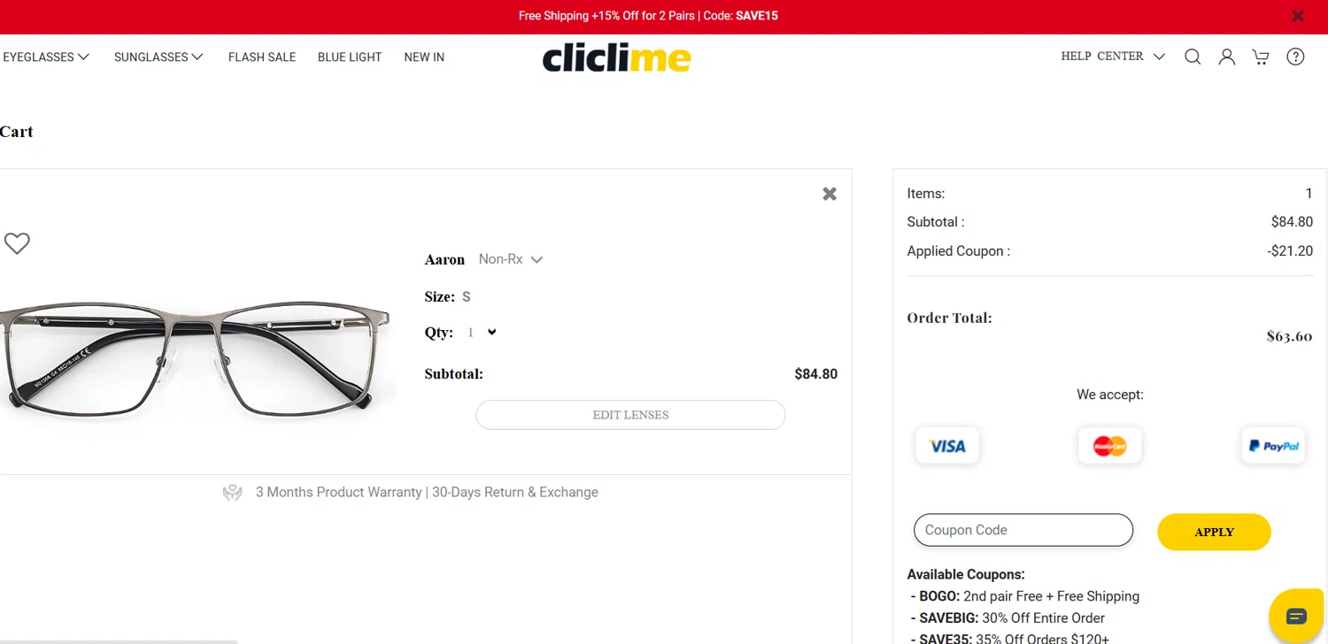 Cliclime coupon code screenshot showing code Spring50 applied at Cliclime checkout page. Uploaded by SimplyCodes community member jade5416625024720 on Jun 30, 2025
