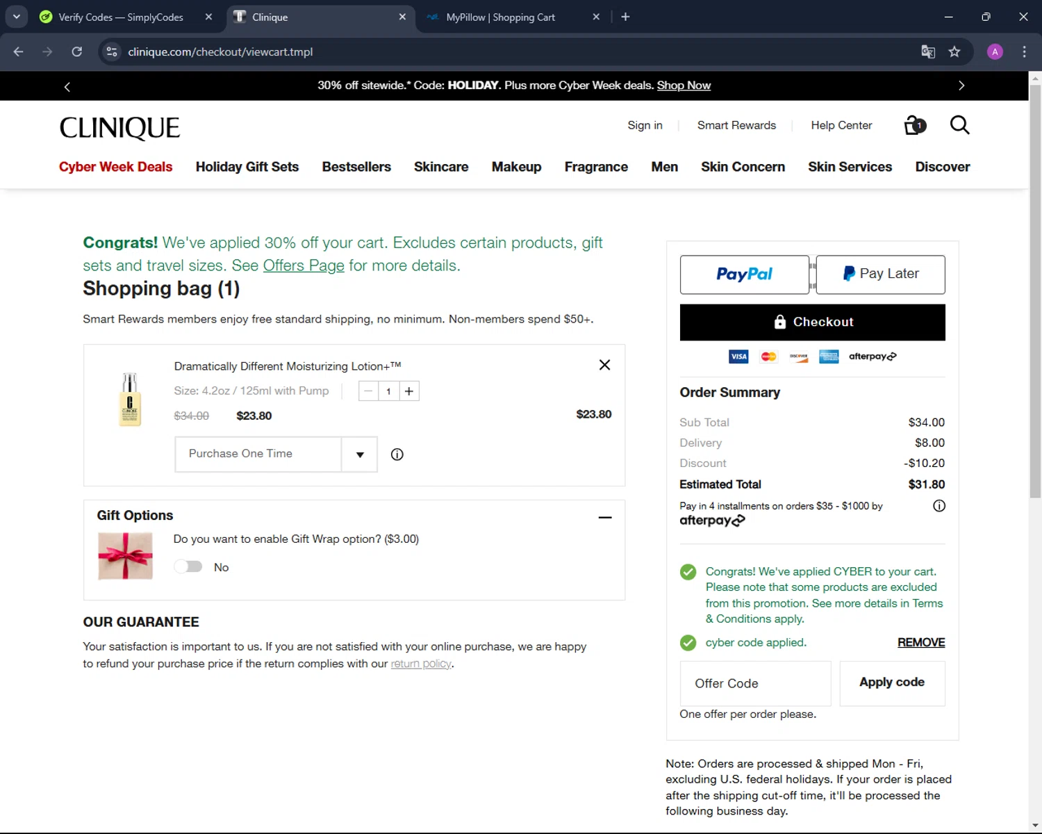 how to use Clinique coupons