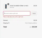 SUMMER10 coupon verification screenshot