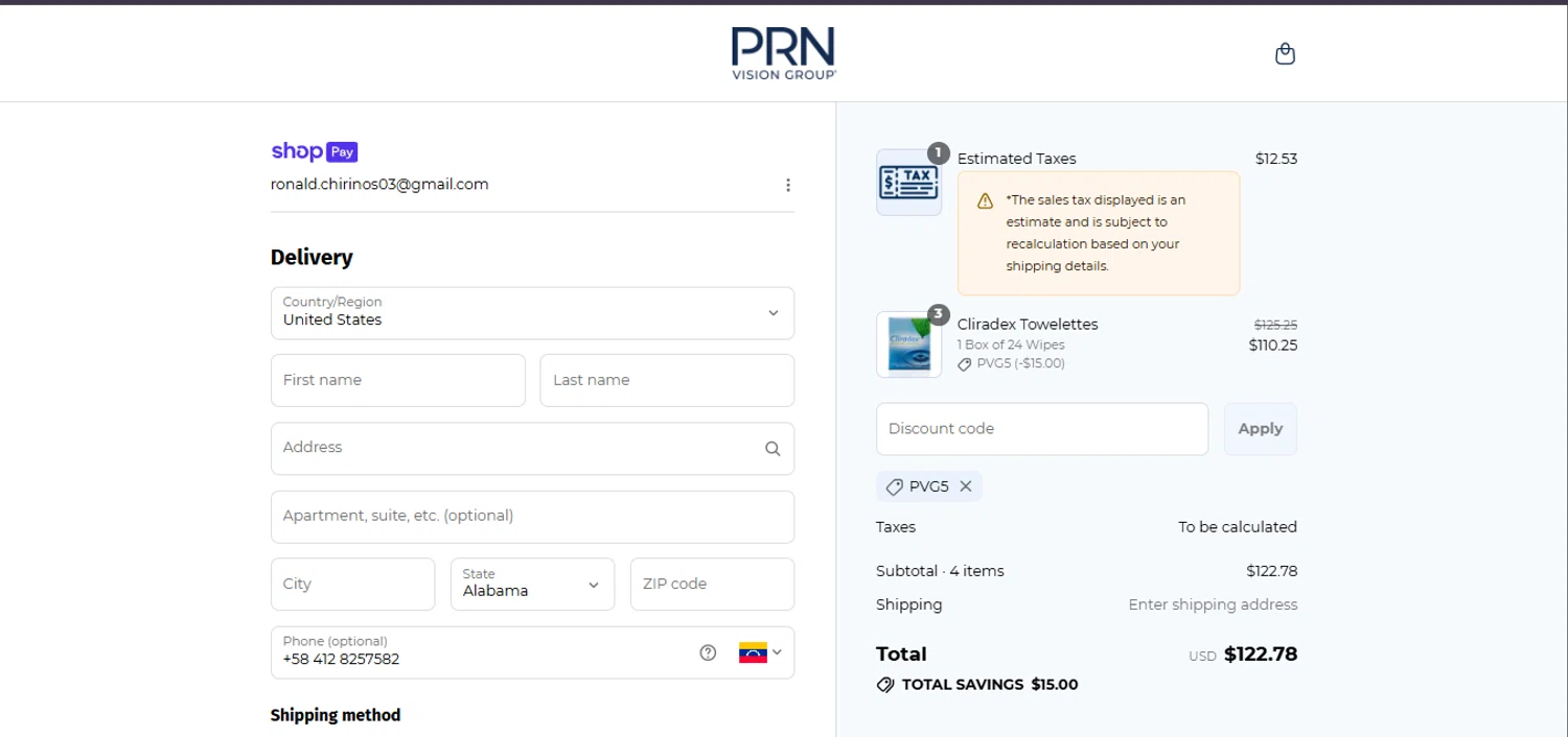 Cliradex coupon code screenshot showing code pvg5 applied at Cliradex checkout page. Uploaded by SimplyCodes community member FortunateElite5130 on Jul 10, 2025