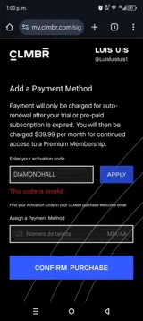 DIAMONDHALL coupon verification screenshot