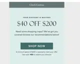 40D coupon verification screenshot