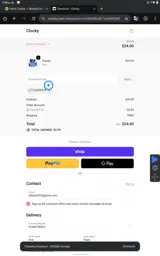 CLOCKY10 coupon verification screenshot