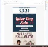 LABOR20 coupon verification screenshot