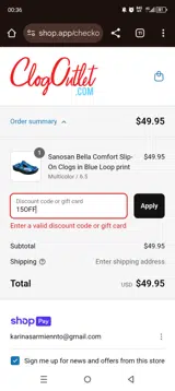 15OFF coupon verification screenshot
