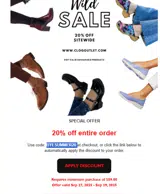 BYESUMMER20 coupon verification screenshot