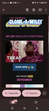 Clone-A-Willy coupon verification screenshot