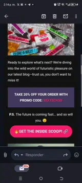 Clone-A-Willy coupon verification screenshot
