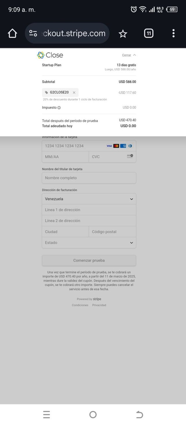 Close checkout page showing Close promo code box | Screenshot taken by SimplyCodes community member on Feb 25, 2025