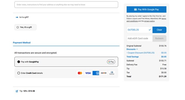 Close checkout page showing Close promo code box | Screenshot taken by SimplyCodes community member on Mar 21, 2025
