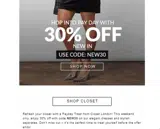 NEW30 coupon verification screenshot