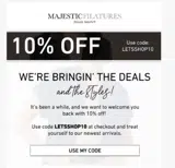 letsshop10 coupon verification screenshot