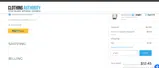 Clothing Authority coupon verification screenshot