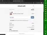 Cloud Cafe coupon verification screenshot