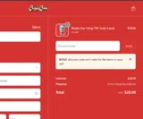 Cloud Cola coupon verification screenshot