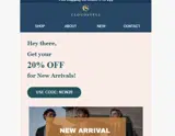 NEW20 coupon verification screenshot