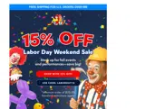 laborday15 coupon verification screenshot