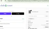 Club & Court coupon verification screenshot