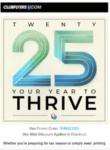 THRIVE2025 coupon verification screenshot