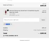 extra10 coupon verification screenshot
