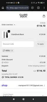 ADDLI coupon verification screenshot
